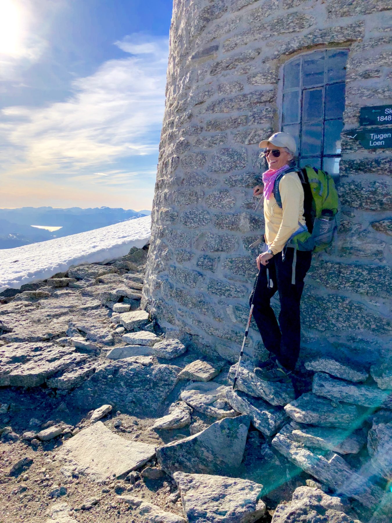Norway - It didn’t have to be said. The climb was not completed until you tagged the tower.