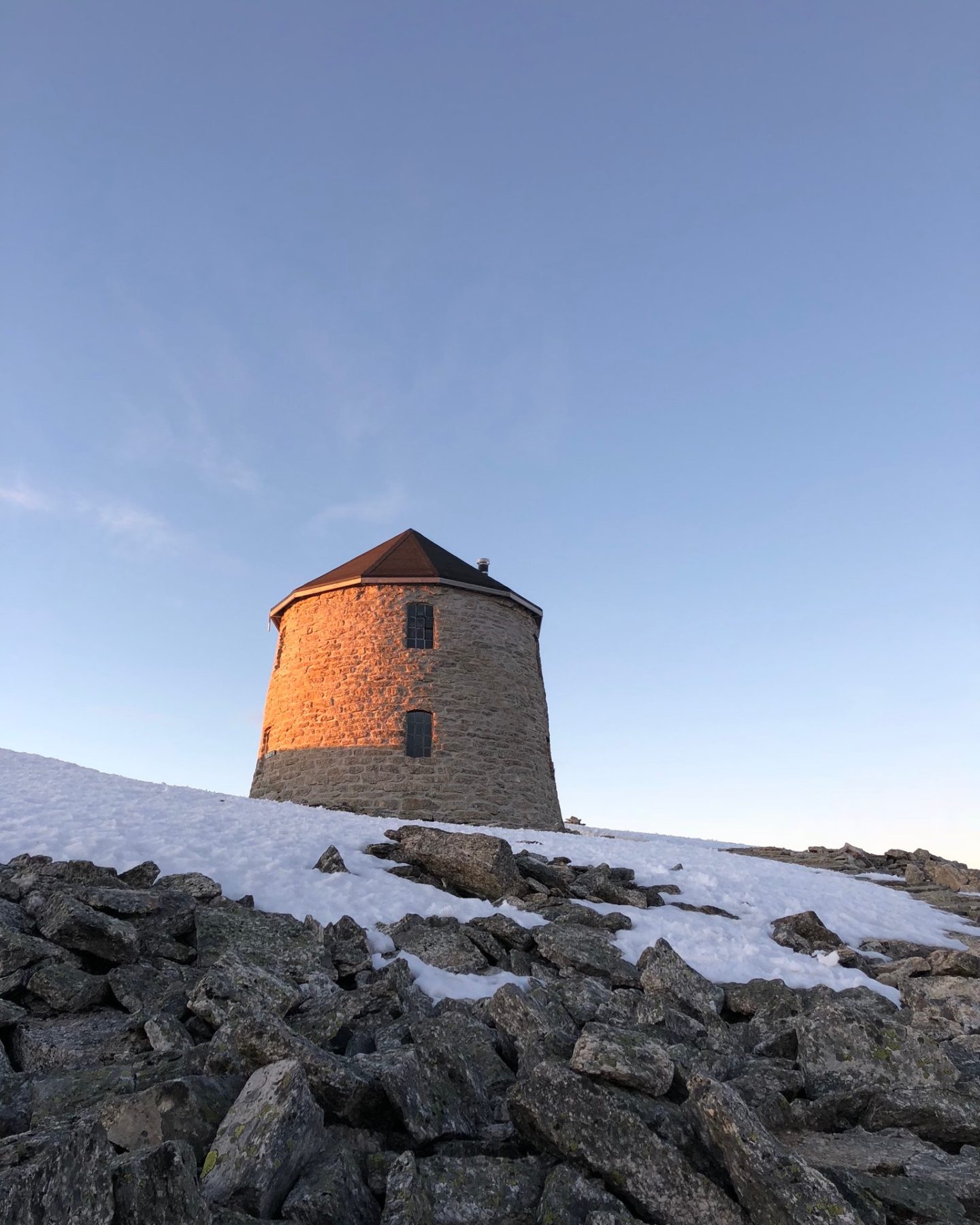 Norway - Dr Hans Henrik Gerhard Klouman&#8217;s original tower is still open to mountaineers. There are 22 beds on two levels, and an honor bar with coffee and hot cocoa.