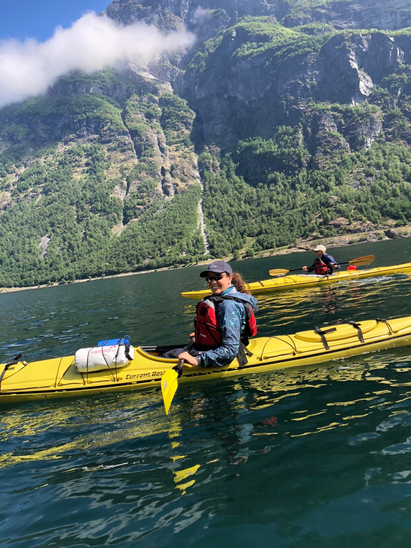 Norway - Stacey lives in Monterey, and among us is the one with the most experience kayaking. Norway - Stacey lives in Monterey, and among us is the one with the most experience kayaking.