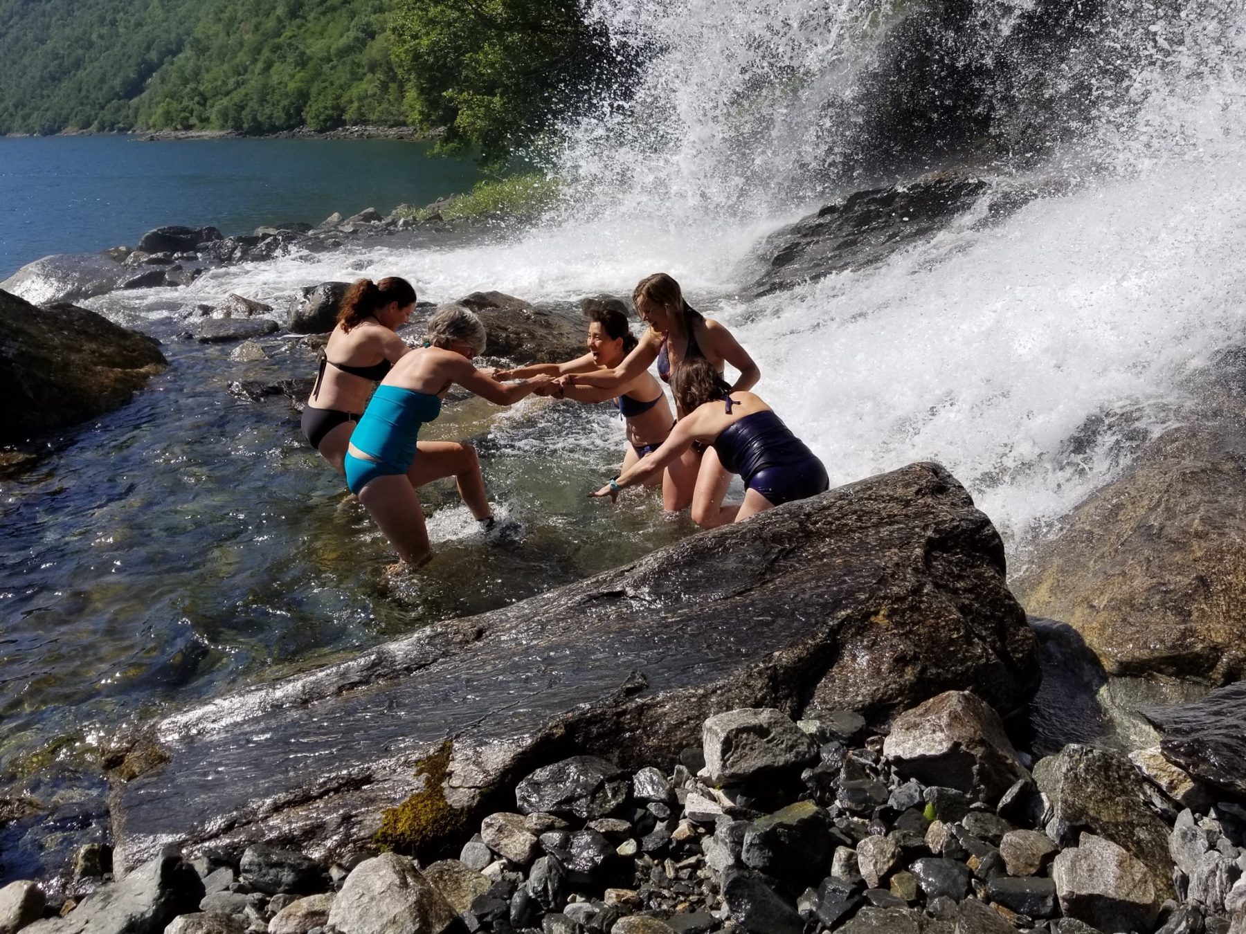 Norway - We are supposed to be kayaking, but this waterfall spoke to us… Norway - We are supposed to be kayaking, but this waterfall spoke to us…