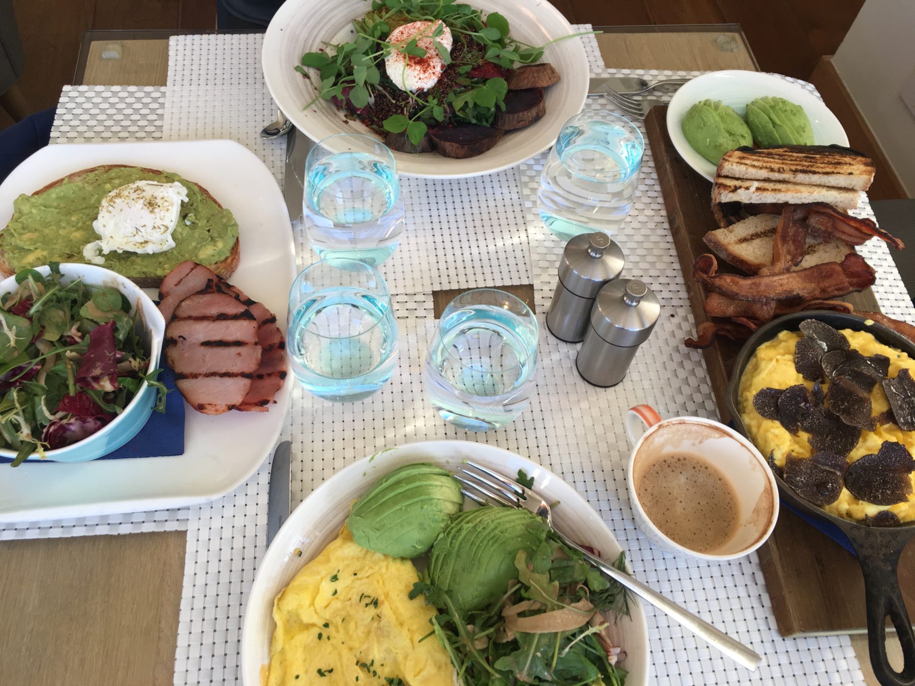 Malibu / Mt. Baldy - Avocados galore! A California breakfast of champions. Malibu / Mt. Baldy - Avocados galore! A California breakfast of champions.