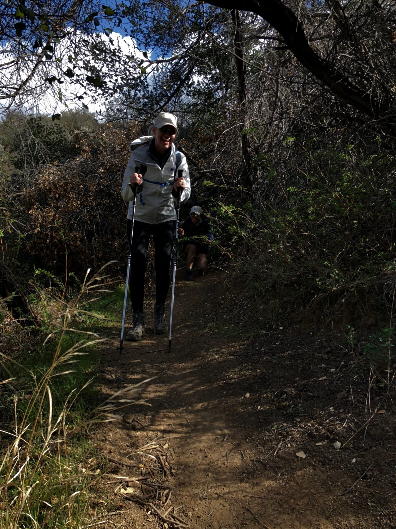 Malibu / Mt. Baldy - It’s a tight squeeze through the low hanging shrubs. Malibu / Mt. Baldy - It’s a tight squeeze through the low hanging shrubs.