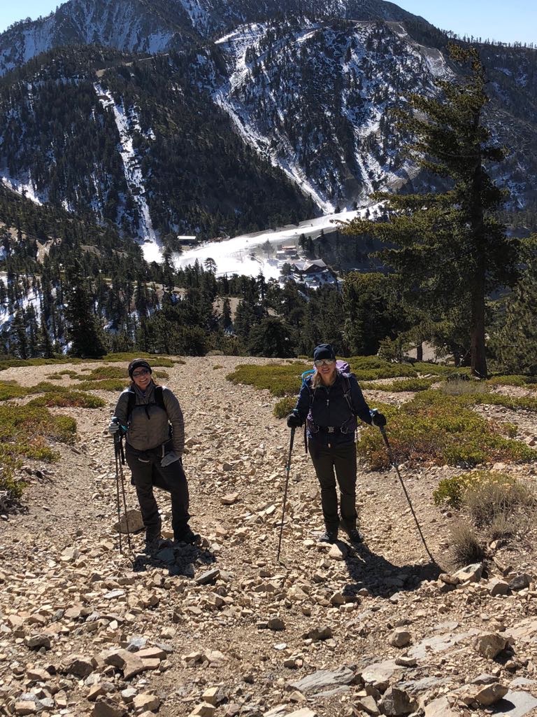 Malibu / Mt. Baldy - It’s a steep climb after you leave The Notch. Malibu / Mt. Baldy - It’s a steep climb after you leave The Notch.