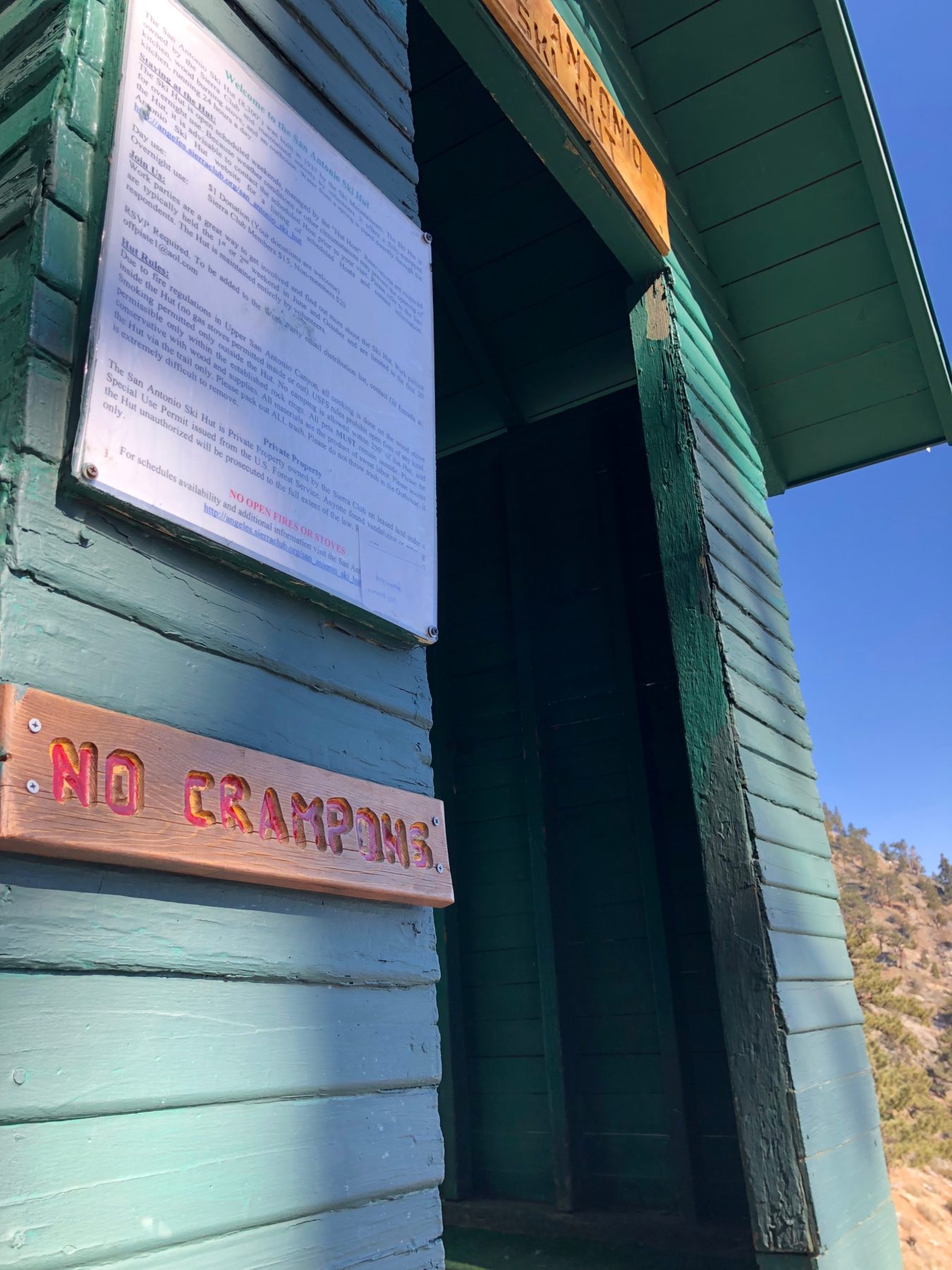Malibu / Mt. Baldy - The Sierra Club Ski Hut was built in 1936 and is located at 8,300 feet. It has a fully-equipped kitchen, dishes, cookware, running water and solar lighting and can sleep up to 16. Malibu / Mt. Baldy - The Sierra Club Ski Hut was built in 1936 and is located at 8,300 feet. It has a fully-equipped kitchen, dishes, cookware, running water and solar lighting and can sleep up to 16.