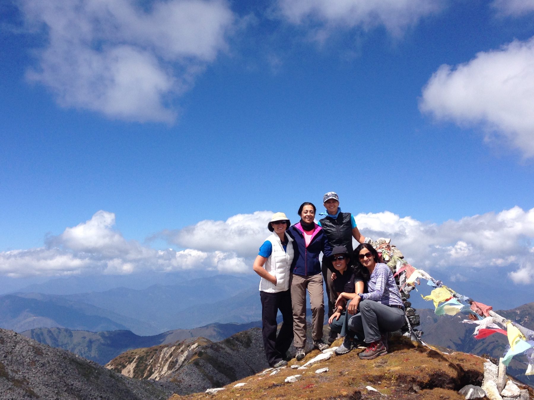 Bhutan Dagala Trek - This was the moment that Top Set Trekkers was born. We all felt it: a sense of accomplishment, camaraderie, support and personal growth. Friends old and new, met in Bhutan and encouraged each other to reach this summit at 14,920 ft. Trekking impacted our minds, body and spirit. And we were hooked! Bhutan Dagala Trek - This was the moment that Top Set Trekkers was born. We all felt it: a sense of accomplishment, camaraderie, support and personal growth. Friends old and new, met in Bhutan and encouraged each other to reach this summit at 14,920 ft. Trekking impacted our minds, body and spirit. And we were hooked!