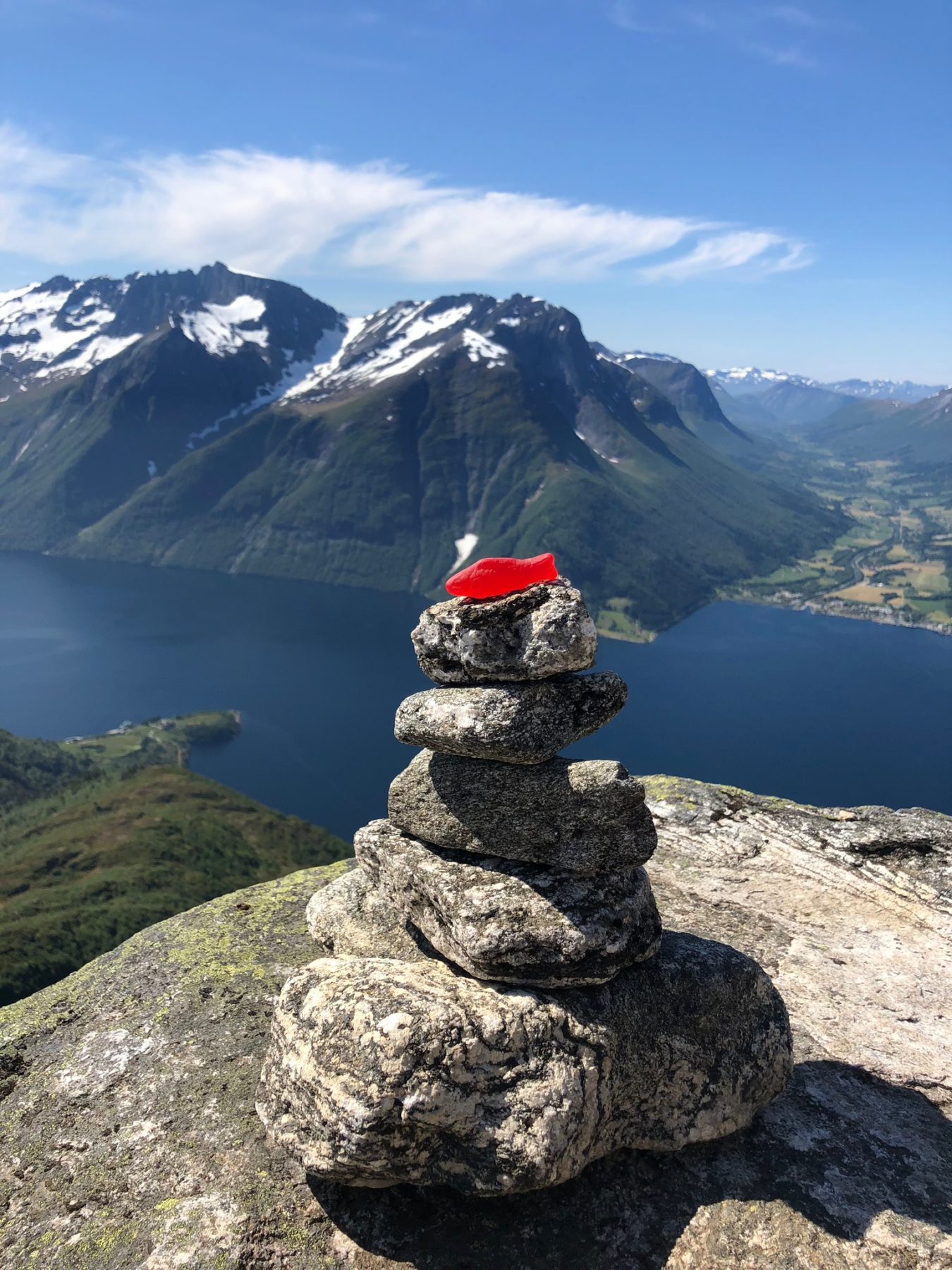 Norway - Missy always packs Swedish Fish, Dagmara’s favorite treat. Norway - Missy always packs Swedish Fish, Dagmara’s favorite treat.