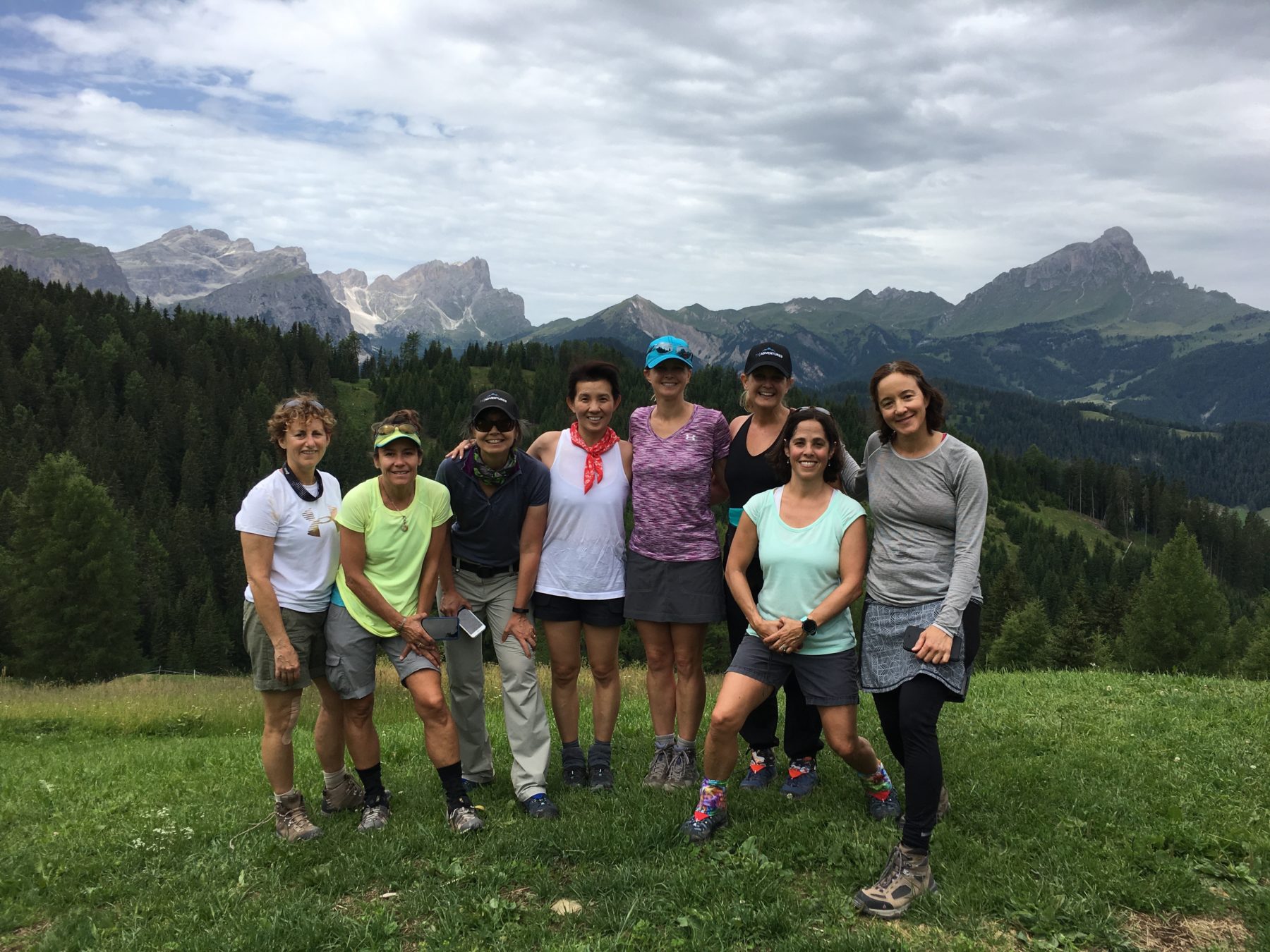Dolomites, Italy - California, Oregon, Illinois, Maine and the UK: we’ve come together from both coasts, the midwest and across the pond.