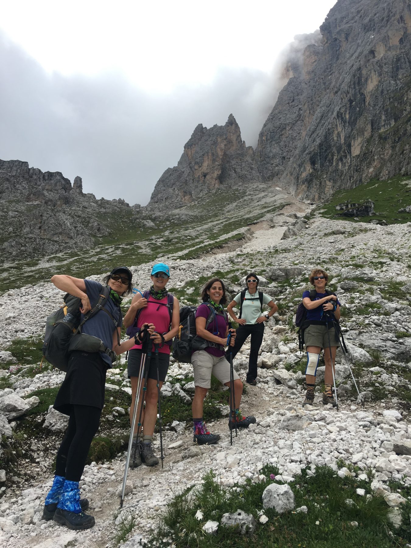 Dolomites, Italy - Hiking is about patience and persistence. Your destination looks far away, maybe you can’t even see it, but you keep putting one foot in front of the other and the miles tick away. Dolomites, Italy - Hiking is about patience and persistence. Your destination looks far away, maybe you can’t even see it, but you keep putting one foot in front of the other and the miles tick away.