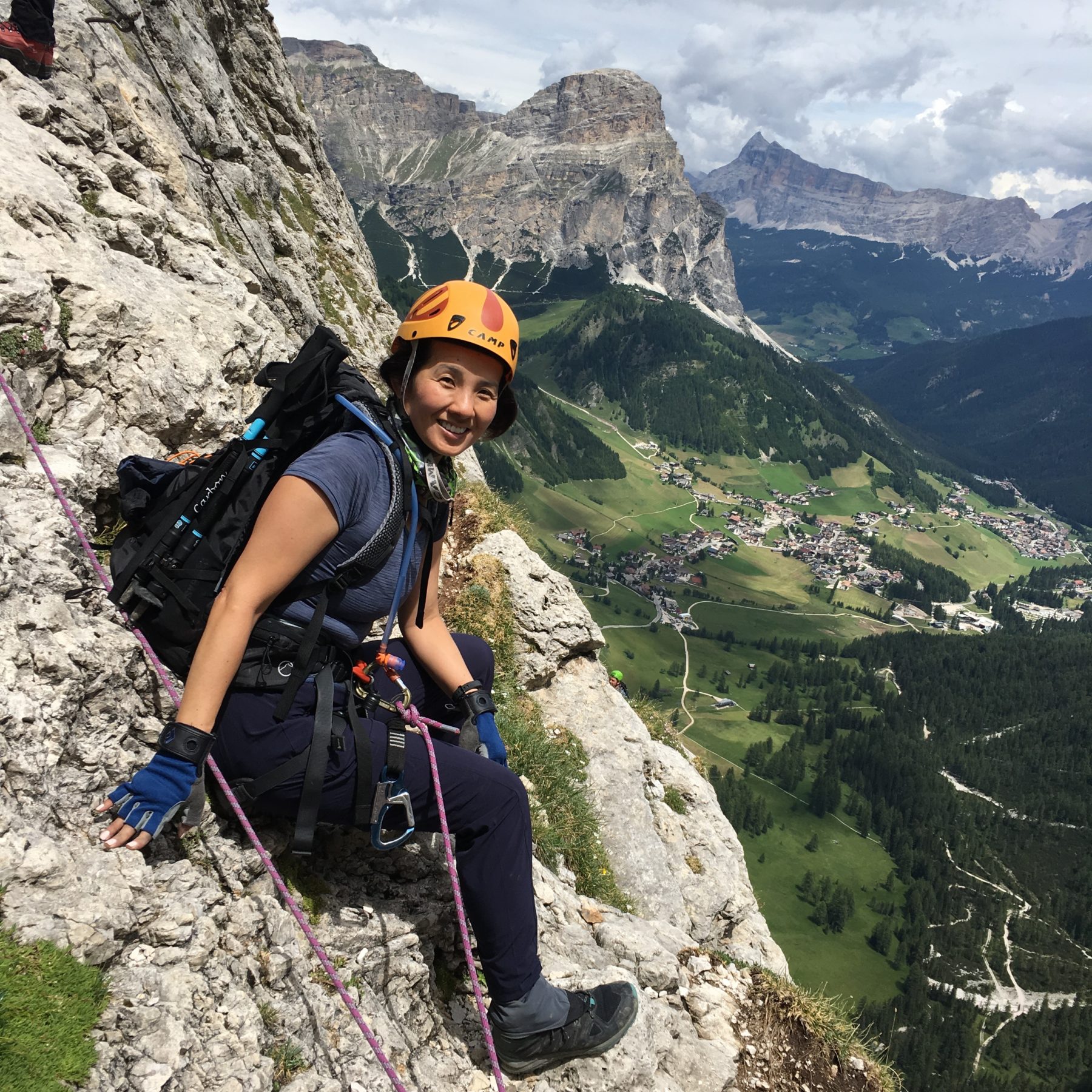 Dolomites, Italy - She likes it! We are hooked. Dolomites, Italy - She likes it! We are hooked.
