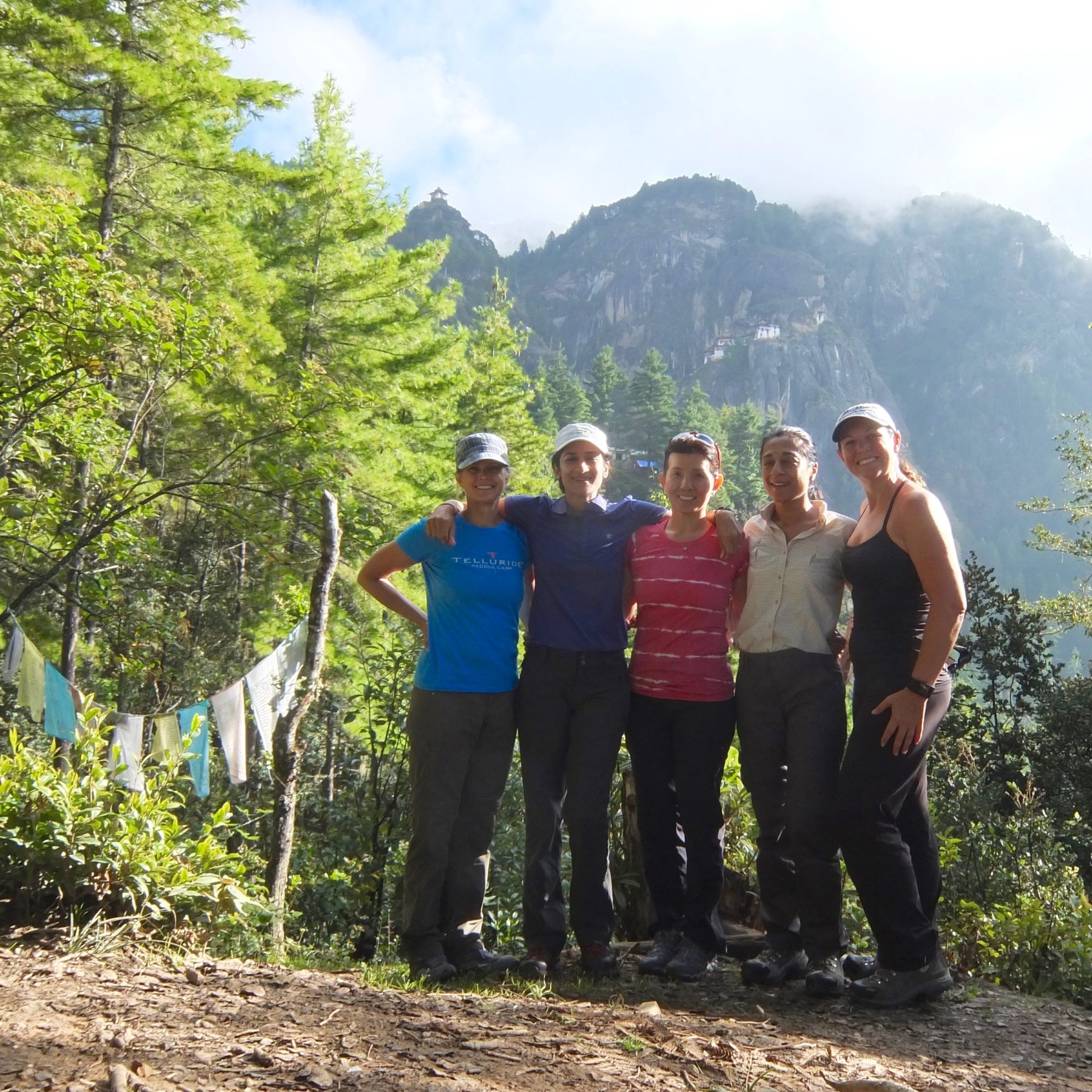 Bhutan Dagala Trek - The Bhutan crew: Dagmara, Sonali, Jenny, Roopali, and Stacey. Bhutan Dagala Trek - The Bhutan crew: Dagmara, Sonali, Jenny, Roopali, and Stacey.