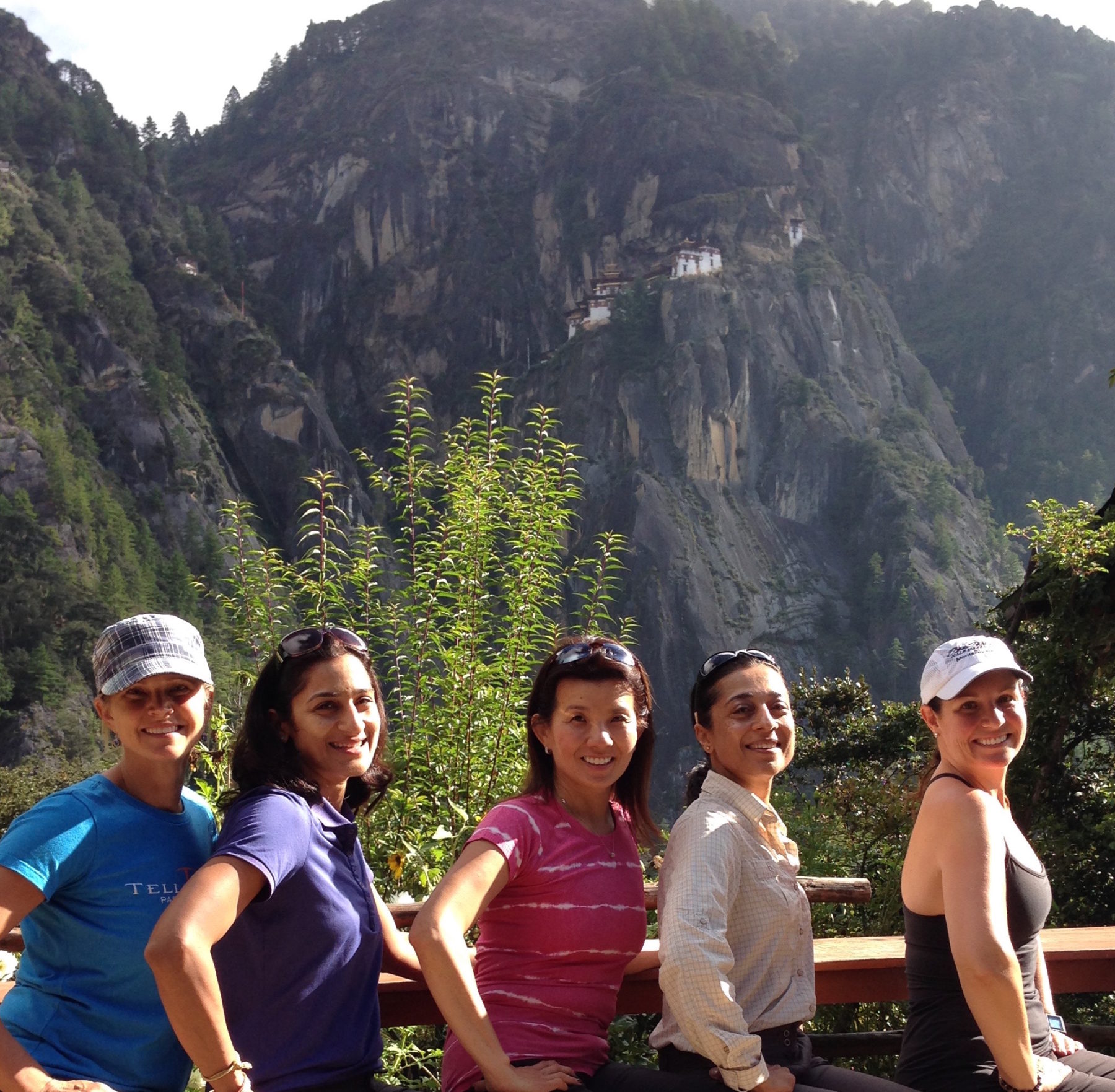 Bhutan Dagala Trek - Money shot with Tiger’s Nest in the background. Bhutan Dagala Trek - Money shot with Tiger’s Nest in the background.