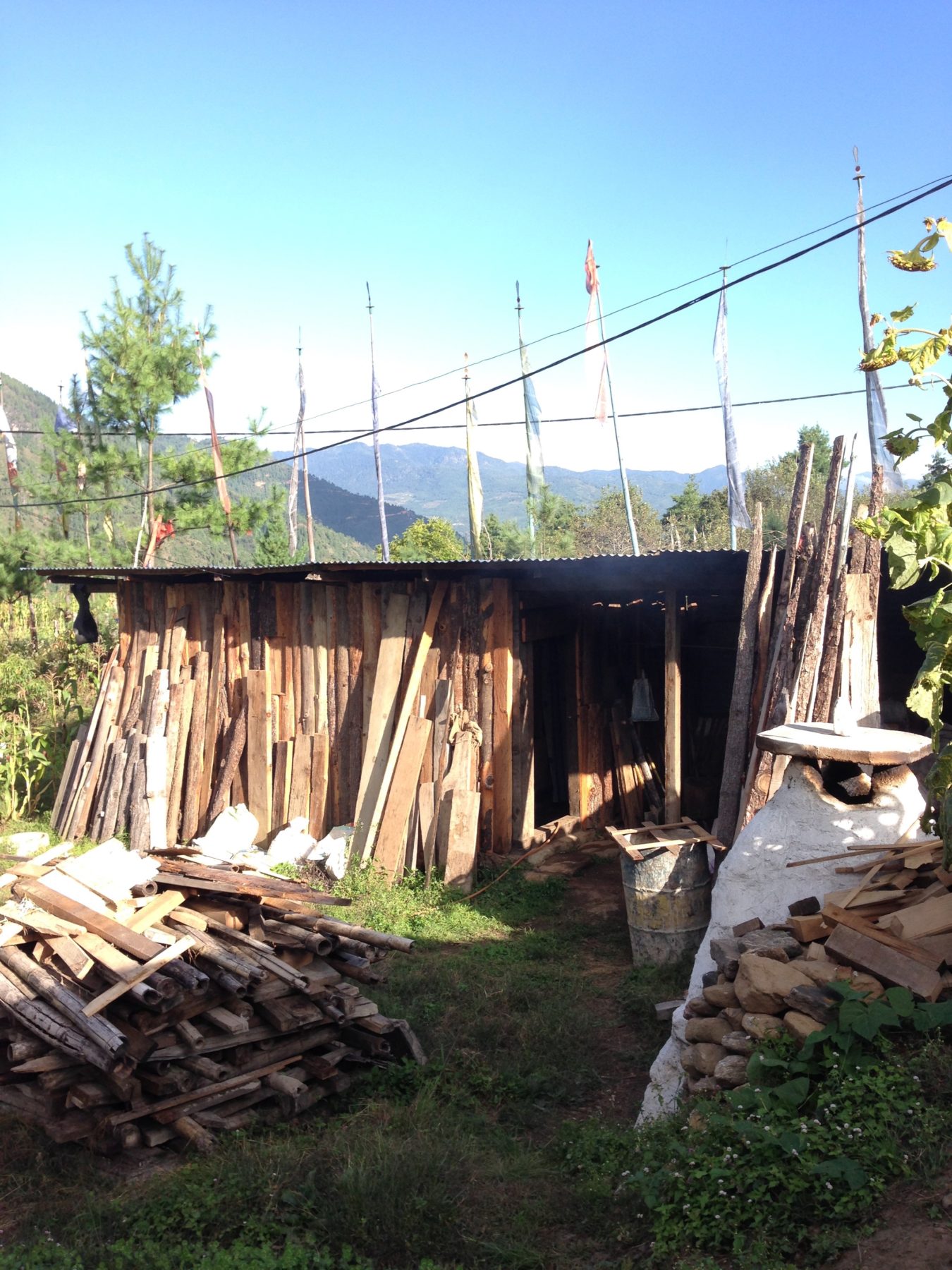 Bhutan Dagala Trek - The hot stone bath in Bhutan is a great experience! This humble shed located on a farmhouse was rustic and authentic. We were given Butter Tea by the owners while they prepared our bath. The tea was salty and sweet and it prevents chapped lips and keeps the body warm. Bhutan Dagala Trek - The hot stone bath in Bhutan is a great experience! This humble shed located on a farmhouse was rustic and authentic. We were given Butter Tea by the owners while they prepared our bath. The tea was salty and sweet and it prevents chapped lips and keeps the body warm.