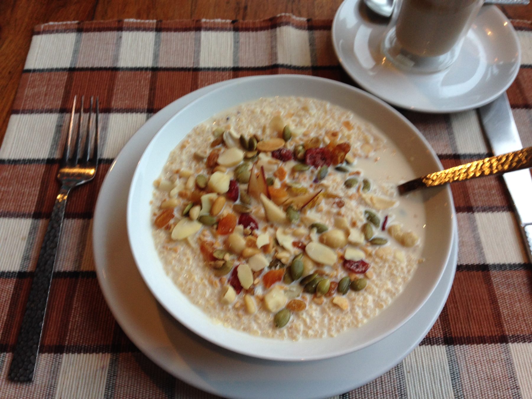 Bhutan Dagala Trek - A serious bowl of porridge at the Uma Paro to start off the day! Bhutan Dagala Trek - A serious bowl of porridge at the Uma Paro to start off the day!