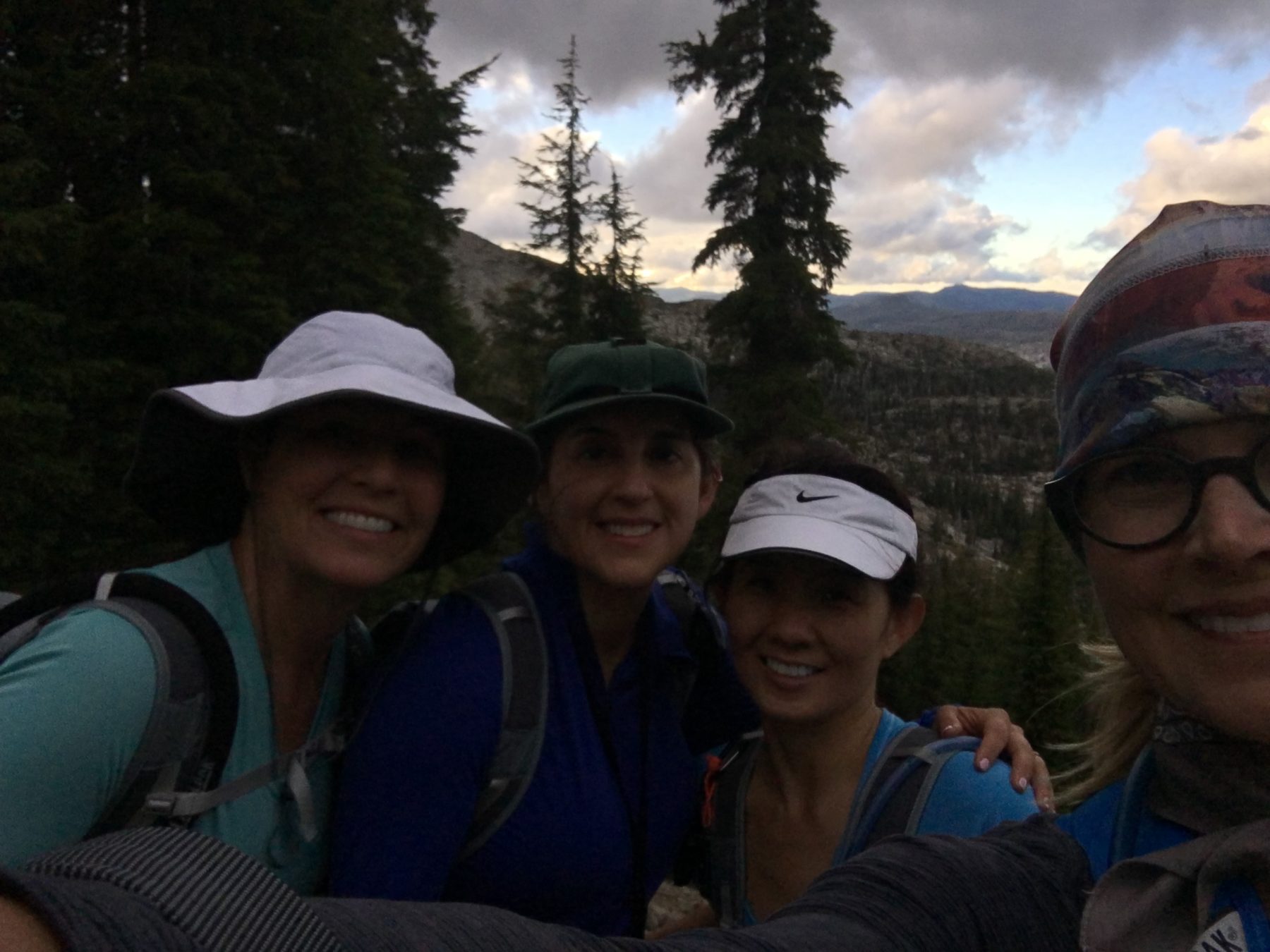 Desolation Wilderness California - Back at last! We beat the sunset but not by much. Desolation Wilderness California - Back at last! We beat the sunset but not by much.
