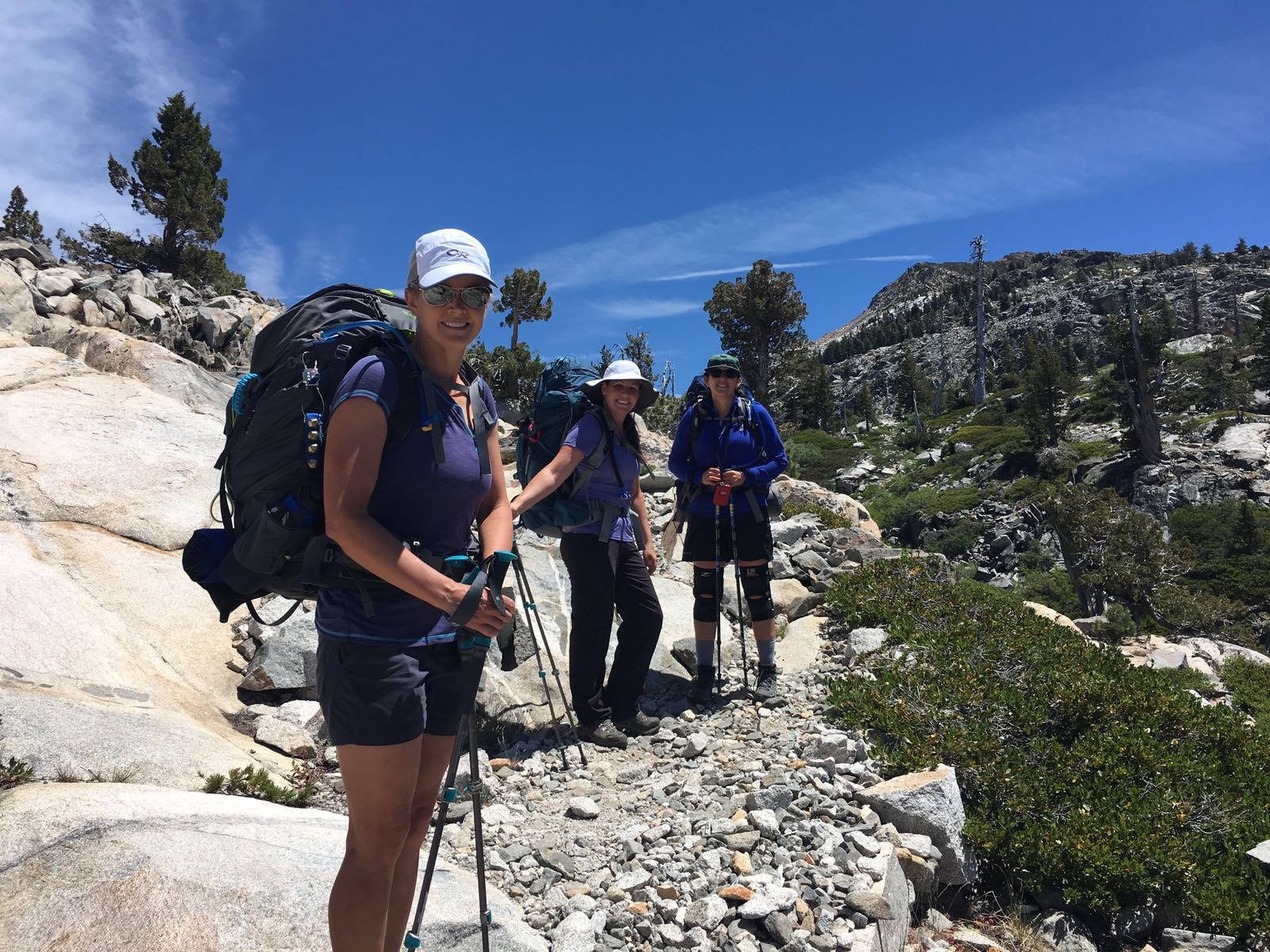 Desolation Wilderness California - We are blessed again with sunny blue skies. We said our thanks to the goddess Dagala who watched us over in Bhutan and continues to be our weather guardian. Desolation Wilderness California - We are blessed again with sunny blue skies. We said our thanks to the goddess Dagala who watched us over in Bhutan and continues to be our weather guardian.