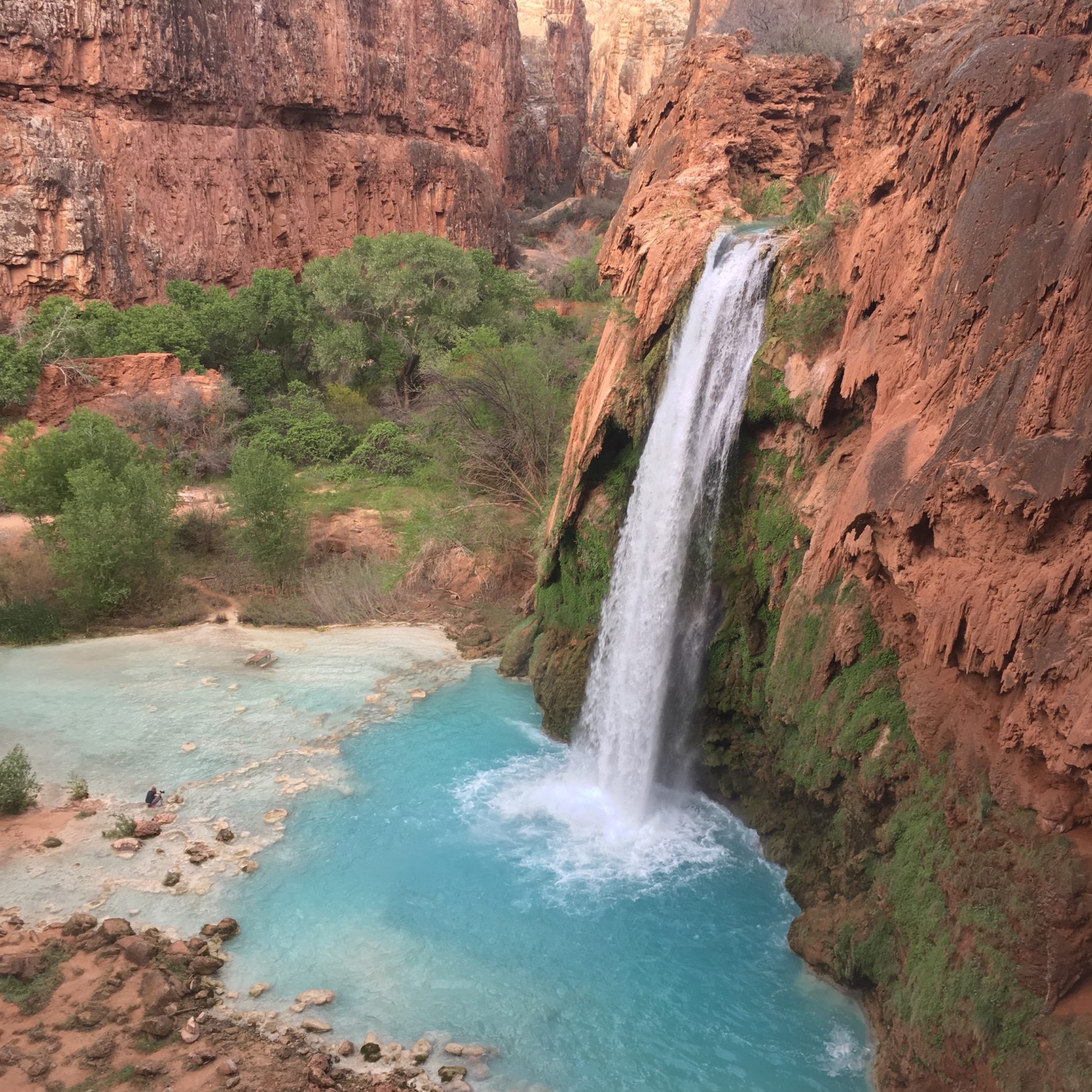Havasupai - Our first look at the otherworldly turquoise waters that lure countless hikers to this spot year after year. The most challenging part of seeing Havasu Falls? It’s obtaining the mandatory permit. The widely-coveted and elusive permits have made a trip to Havasu Falls the ultimate bucket list trip. Havasupai - Our first look at the otherworldly turquoise waters that lure countless hikers to this spot year after year. The most challenging part of seeing Havasu Falls? It’s obtaining the mandatory permit. The widely-coveted and elusive permits have made a trip to Havasu Falls the ultimate bucket list trip.
