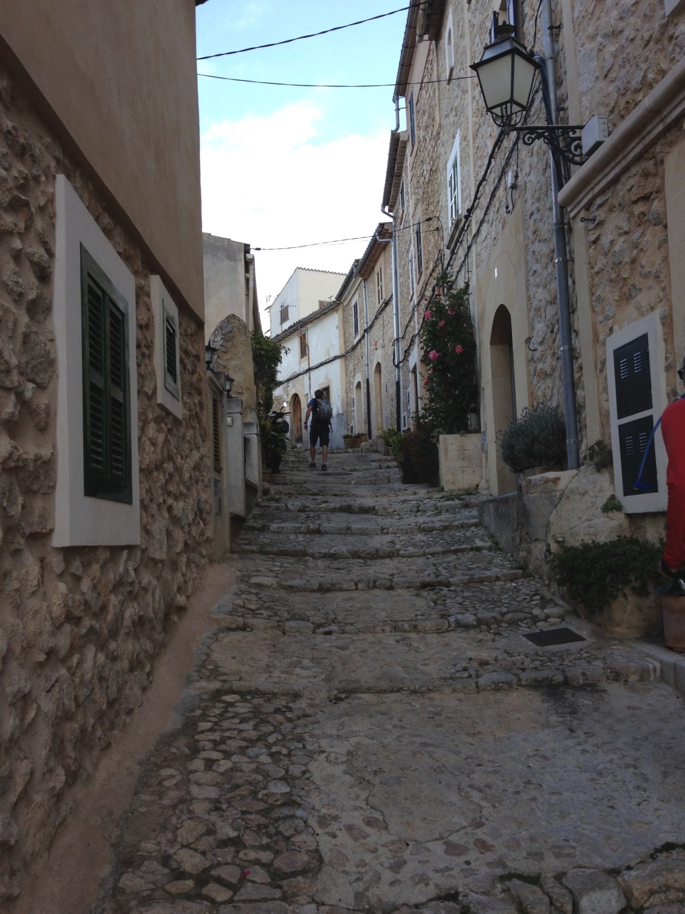 Mallorca, Spain - Our first full-day hike started in the quaint and traditional village of Bunyola. These stone stairs worn with time made us think of the history of this beautiful island, settled over 1000 years ago by the Moors. Mallorca, Spain - Our first full-day hike started in the quaint and traditional village of Bunyola. These stone stairs worn with time made us think of the history of this beautiful island, settled over 1000 years ago by the Moors.