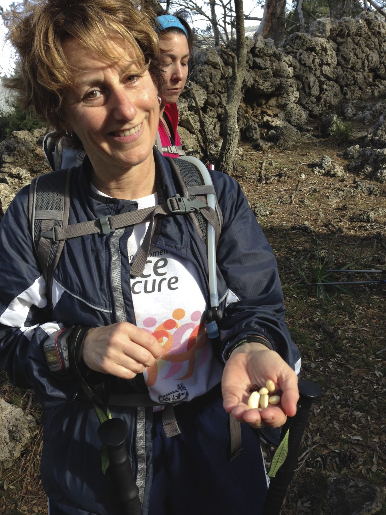 Mallorca, Spain - The Ashram combines challenging hiking adventures with a detoxifying nutrition program. We’re on a nutrient-dense vegetarian menu so a mid-hike snack break consists of a handful of raisins and nuts. When you are mindful about what you eat and eat slowly with intention, you feel satisfied. Mallorca, Spain - The Ashram combines challenging hiking adventures with a detoxifying nutrition program. We’re on a nutrient-dense vegetarian menu so a mid-hike snack break consists of a handful of raisins and nuts. When you are mindful about what you eat and eat slowly with intention, you feel satisfied.