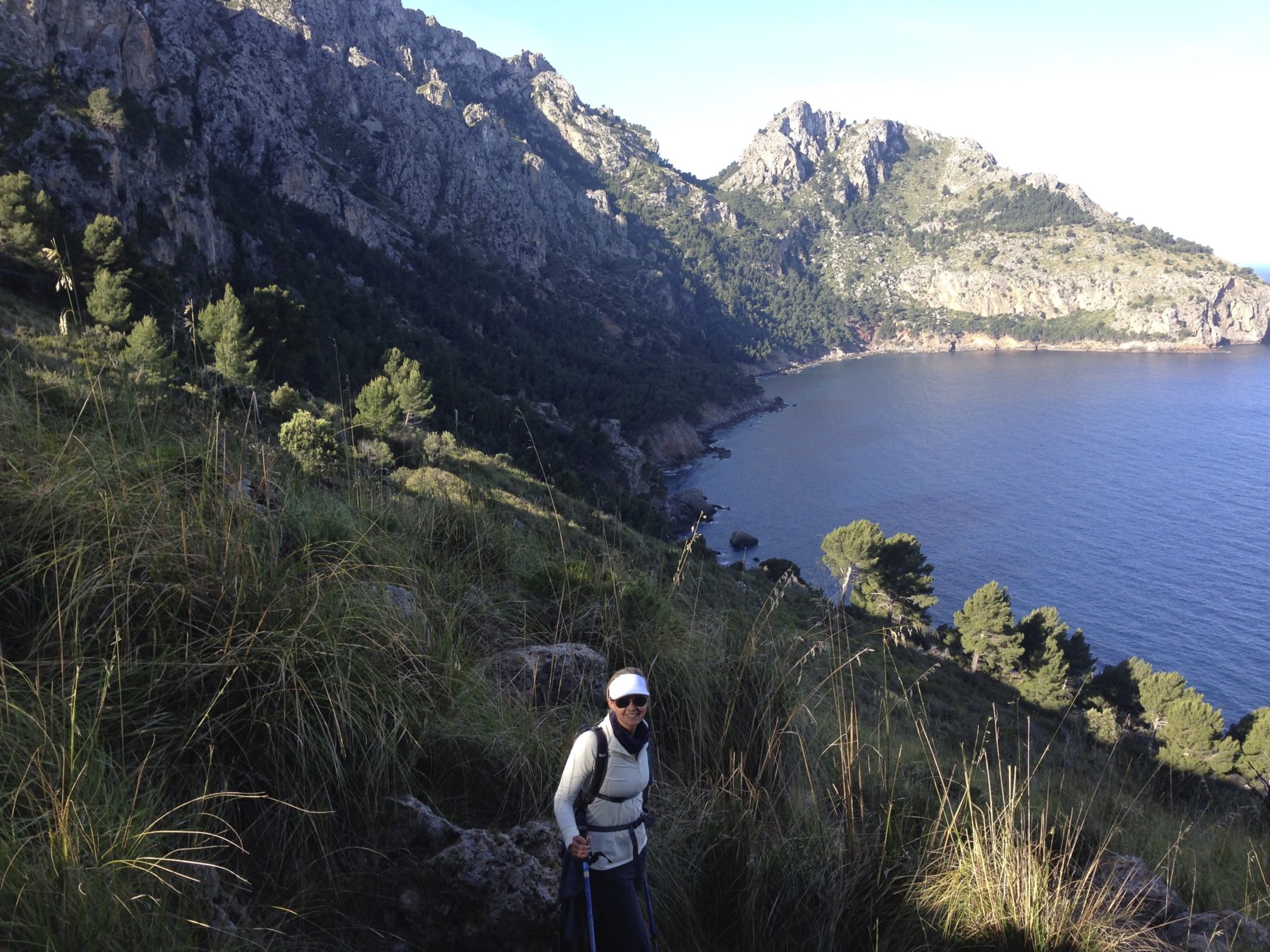 Mallorca, Spain - The beautiful cove beach of Cala Tuent was the start of our 7 mile hike. Mallorca, Spain - The beautiful cove beach of Cala Tuent was the start of our 7 mile hike.