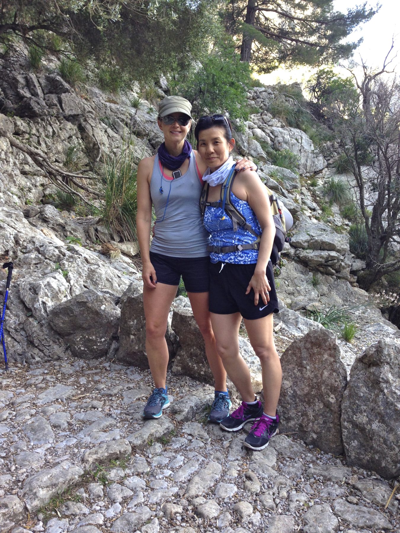 Mallorca, Spain - This is our third hiking trip together and we love how we feel in the mountains. Hiking exercises our bodies and our mind. We both live in large cities, full of man-made environments of concrete, glass, brick, plastic, wires, signals and people. Being in nature, disconnected from things that are only a click away, turns down the internal chatter in our heads and helps us to connect with ourselves and with each other. We’re so thankful to be together in adventure! Mallorca, Spain - This is our third hiking trip together and we love how we feel in the mountains. Hiking exercises our bodies and our mind. We both live in large cities, full of man-made environments of concrete, glass, brick, plastic, wires, signals and people. Being in nature, disconnected from things that are only a click away, turns down the internal chatter in our heads and helps us to connect with ourselves and with each other. We’re so thankful to be together in adventure!