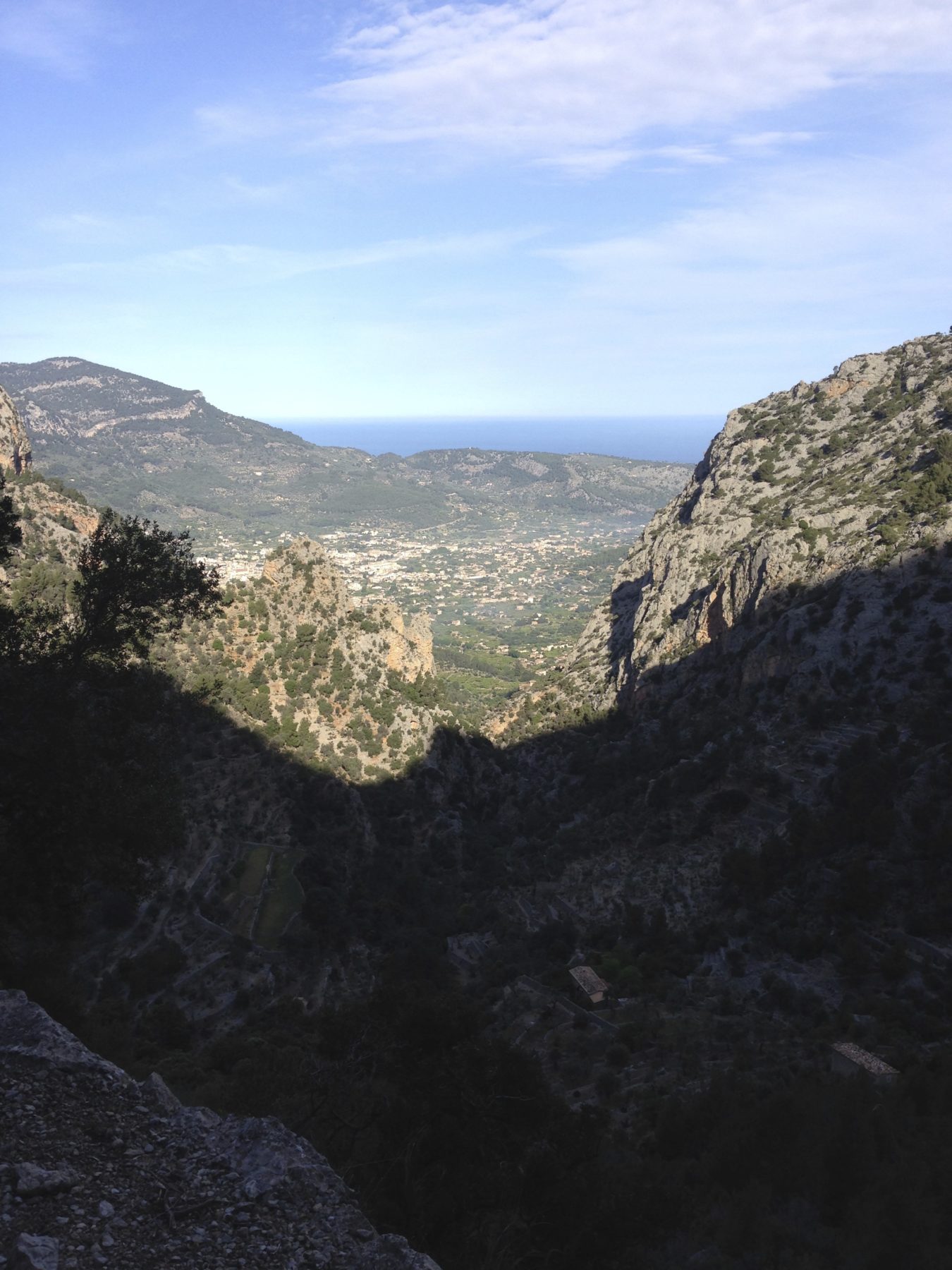 Mallorca, Spain - The Balearic Sea is a commanding presence on our hike from Andraxt to the Sa Trapa Monastery. Mallorca, Spain - The Balearic Sea is a commanding presence on our hike from Andraxt to the Sa Trapa Monastery.