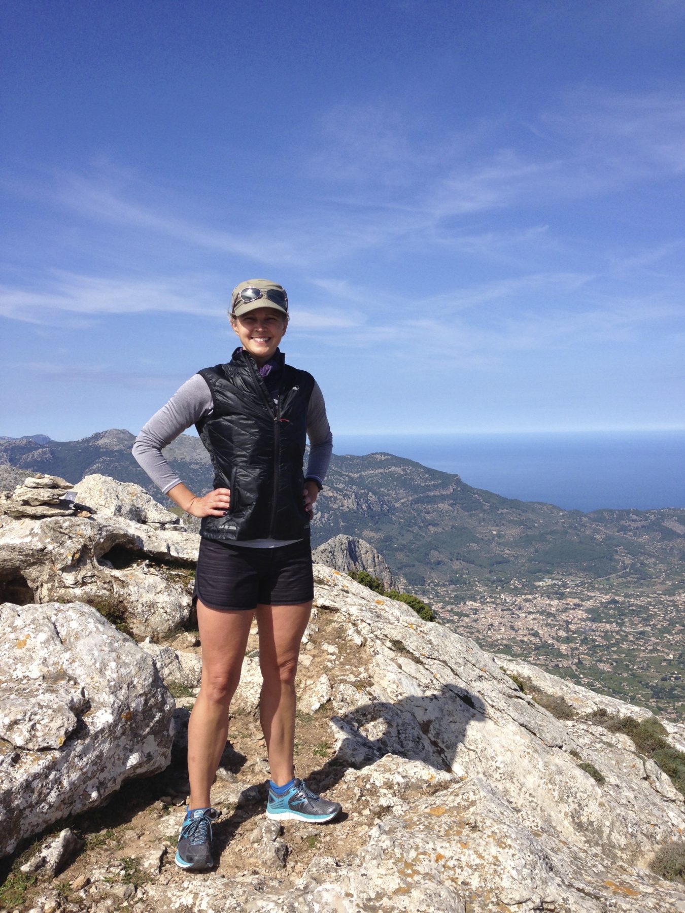 Mallorca, Spain - When you’ve dug deep into your reserves to do that something extra, you realize you’re stronger than you think. We had just reached the summit when our guide tells us there is another section we can hike to reach an even higher peak with panoramic views. We’ve only had a handful of nuts to sustain us, but we went for it. It turned out to be more of a climb than a hike with steep drop offs, but we conquered it, met this view and felt re-energized. The smile and pose say it all. Mallorca, Spain - When you’ve dug deep into your reserves to do that something extra, you realize you’re stronger than you think. We had just reached the summit when our guide tells us there is another section we can hike to reach an even higher peak with panoramic views. We’ve only had a handful of nuts to sustain us, but we went for it. It turned out to be more of a climb than a hike with steep drop offs, but we conquered it, met this view and felt re-energized. The smile and pose say it all.