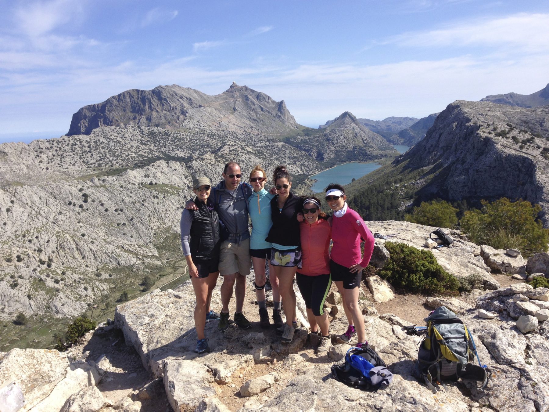 Mallorca, Spain - 360 degree views of the Serra de Tramuntana mountains from the summit at Puig de L’Ofre. It’s not the stunning backdrop of the craggy limestone mountaintops along with the blue skies that made this one of our favorite memories from this trip, but the effort required to get here. Mallorca, Spain - 360 degree views of the Serra de Tramuntana mountains from the summit at Puig de L’Ofre. It’s not the stunning backdrop of the craggy limestone mountaintops along with the blue skies that made this one of our favorite memories from this trip, but the effort required to get here.