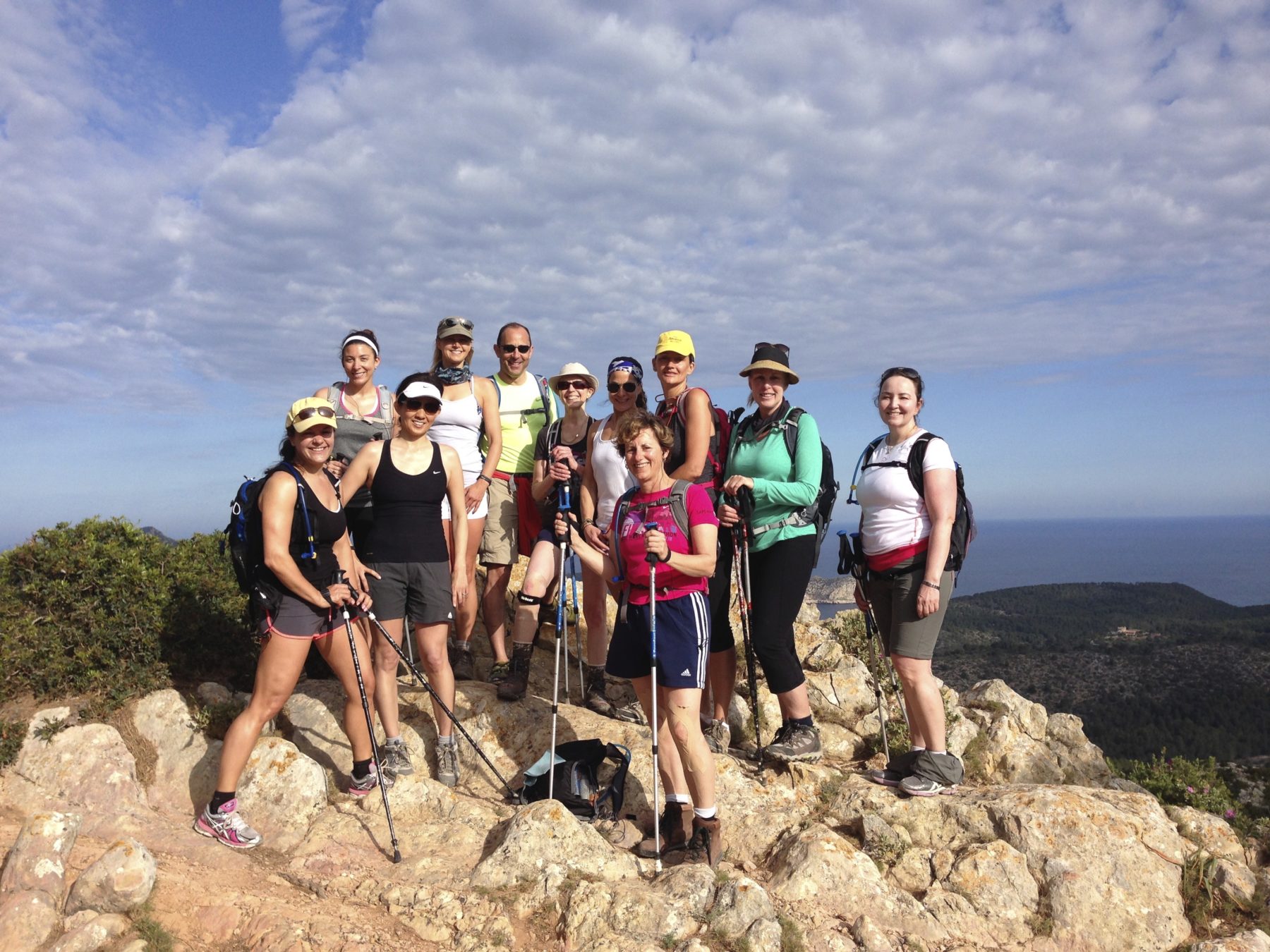 Mallorca, Spain - We conquered the Pilgrim’s Trail! 2000 cobbled stone steps as part of the 8 mile hike from Sóller to the monastery at Lluc. Our guides recommended hiking in silence as a way to practice mindfulness. At first, we all thought that this would be difficult as we naturally pair off on hikes to chat. But we drifted apart and soon we realized that when you’re not thinking about what to say, you can listen to what is going on in your own head. Mallorca, Spain - We conquered the Pilgrim’s Trail! 2000 cobbled stone steps as part of the 8 mile hike from Sóller to the monastery at Lluc. Our guides recommended hiking in silence as a way to practice mindfulness. At first, we all thought that this would be difficult as we naturally pair off on hikes to chat. But we drifted apart and soon we realized that when you’re not thinking about what to say, you can listen to what is going on in your own head.